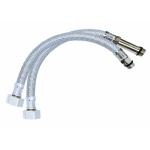 Viva SSH8/A 300mm Flexible Monobloc Tap Connectors – M12 x 1/2" (Pair)