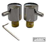 Modern Lever Tap Reviver Kit 1/2" Tap Ceramic Disc Quarter Turn Metal Heads 32mm