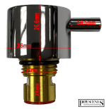 Modern Lever Tap Reviver Kit 1/2" Tap Ceramic Disc Quarter Turn Metal Heads 36mm - Image 3