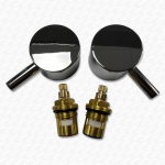 Modern 1/2" Lever Tap Reviver Kit – 45mm Diameter Heads with 30mm Levers