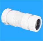 McAlpine MINIFLEX-1 Short Flexible Waste Pipe – Adjustable 32mm to 36mm