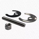 Basin Mixer Monobloc Tap Fixing Kit 1 Bolt Single Bolt Type Horse Shoe Plate - Image 3