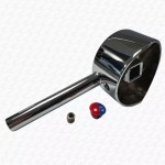 Replacement Modern Chrome Tap Head for Single Lever Taps with 35mm Cartridges - Image 5