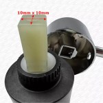 Replacement Modern Chrome Tap Head for Single Lever Taps with 40mm Cartridges - Image 3