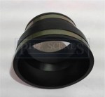 4" Rubber Coupling 110mm PVC Soil Drain Pipe Coupler -Repair Fitting With Clips - Image 5