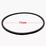 75mm Rubber Square Washer ONLY for 90mm Shower Waste Trap Dip Tube - Image 2