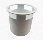90mm Shower Waste Replacement Cup – Removable Internal Hair Trap Spare