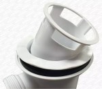 90mm Shower Waste Replacement Cup – Removable Internal Hair Trap Spare - Image 2