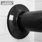 Talon 110mm Black Soil Pipe Cover | Decorative Toilet Pipe Collar