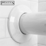 Talon 110mm White Soil Pipe Cover | 170mm Wide Decorative Floor & Wall Collar