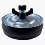 6" - METAL - Test Bung Drain Testing Water Test Air Test Butterfly Screw Plug