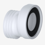 Viva PP0003 20mm Offset Pan Connector | 110mm Push-Fit Toilet Waste Outlet