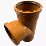 Underground 110mm Soil Pipe Tee Junction Coupling Drainage DOUBLE SOCKETED - Image 4
