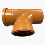 Underground 110mm Soil Pipe Tee Junction Coupling Drainage DOUBLE SOCKETED - Image 5
