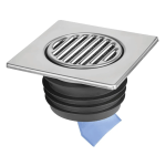 McAlpine FGT150-SV-110 Wet Room Shower Gully with Waterless Trap