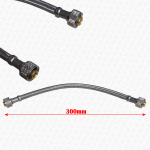 Villeroy & Boch V&B 92234700 3/8" x 3/8" Flexi Hose for Concealed Cistern - Image 2