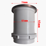 Brushed Bronze Copper Toilet Push Button to fit Roper Rhodes Tavistock Vortex - Image 3