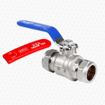 22mm Lever Valve — Inta (TR22LBV) Full Bore Ball Type Shut Off — Hot & Cold
