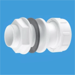 McAlpine R4M Universal Overflow Tank Connector | 19mm - 23mm Pipe Compression Outlet