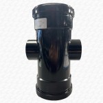 110mm Boss Fitting T Junction Black T/S Push Fit Soil Vent Tee Branch - Image 5