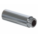 60mm Chrome Bib Tap Extension | 1/2" Male to Female Wall Tap Joiner