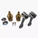 3/4" Lever Tap Reviver Kit for Bath Taps Ceramic Disc Quarter Turn Metal Heads - Image 4