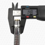 Shower Hose for Pull Out Shower / Tap with Small end 3/8" / 15mm 180cm Long - Image 4