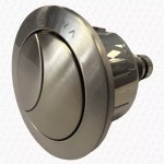 Dual Flush Push Button for Cable Operated Concealed Cisterns Brushed Brass Gold