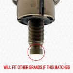 Dual Flush Push Button for Cable Operated Concealed Cisterns Brushed Brass Gold - Image 3