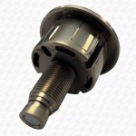 Dual Flush Push Button for Cable Operated Concealed Cisterns Brushed Brass Gold - Image 6