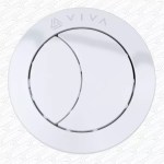 Gloss White Toilet Push Button for Cable Type Flush Valve Cistern Dual Flush - Image 2