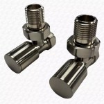 Reina Portland Brushed Nickel Angled Radiator Valves VLV-PRT/AB - Image 2