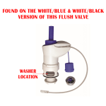 Opella Torbeck Variflush Valve Washer | Replacement Flush Seal - Image 2