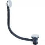 Bristan Clicker Bath Waste Chrome W BATH03 C Click Clack Chrome Finish