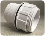 White 40mm ( 43mm ) Tank Connector for Waste Pipe Ideal for Water Storage Tanks - Image 6
