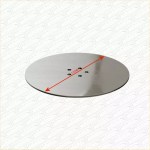 Spare Brass Brushed Nickel Finish Shower Waste Top 110mm Replacement 11cm - Image 4