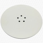Spare Brass Matt White Finish Shower Waste Top 110mm Replacement 11cm