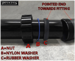 Black McAlpine MS4-BL 32mm Elbow – Universal Multifit Waste Pipe Fitting - Image 4