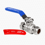 15mm Lever Valve — Inta (TR15LBV) Full Bore Ball Type Shut Off — Hot & Cold
