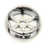 McAlpine STWGR-CP Chrome Removable Grid Only — 46mm Shower Waste Insert - Image 2