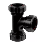McAlpine Multifit Compression Swept Tee (40mm–43mm) – Black Finish