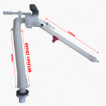 Macdee Bottom Entry Offset Toilet Filling Valve Inlet Valve Float Valve 1/2" & Float Kit - Image 2