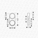 Hansgrohe 28072000 Clear Shower Hose Retaining Ring for 25mm Riser Rail - Image 3