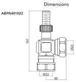 Intatec – 22mm Automatic Differential Bypass Valve ABPA401022 - Image 5