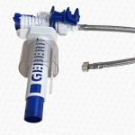 Geberit 243.408.00.1 Inlet Float Fill Valve with Blue Retaining Clip & Flexible Hose