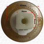 PAINI NFU3 Mixer Tap Cartridge 35mm Replacement Tap Valve Flat Bottom - Image 3