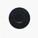 Matt Black B&Q Madrid Replacement Single Flush Push Button Toilet Cistern Flush - Image 6