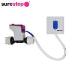 22mm Surestop Plastic Pushfit Stopcock with Handy Remote On Off Switch