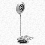 Francis Pegler Bath Combination Waste Drain with 'Stowaway' Parking Chrome Plug - Image 2