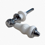 Ceramic Toilet Handle Cistern Lever Traditional Victorian Type 1/2" Thread - Image 3